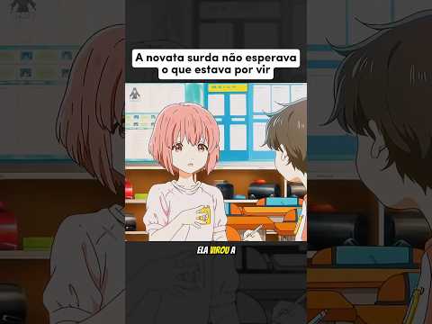 Assista com um medidor de pressão do lado (A Voz do Silêncio) #shorts #anime #foryou #emotional