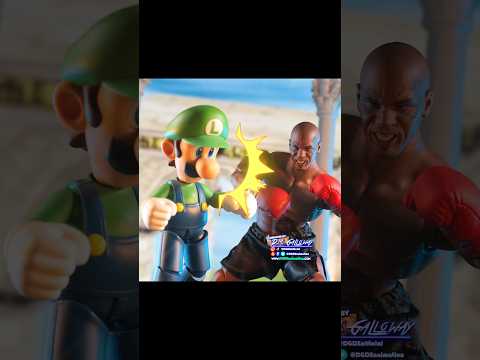 🥊 Mike Tyson in Super Smash Bros Brawl 💥#stopmotion #animation #mario #luigi #miketyson #nintendo