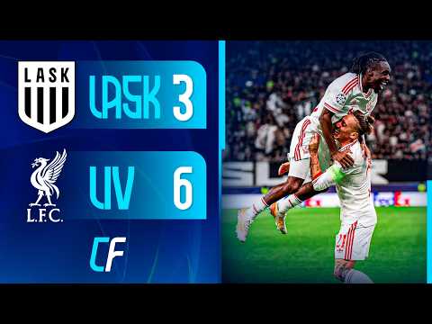 ✅ LIVERPOOL GOLEÓ 6-3 al LASK en AUSTRIA por la SEGUNDA FECHA de la CHAMPIONS LEAGUE