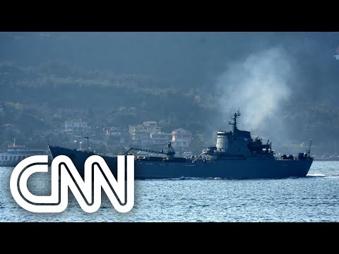 Ucrânia atinge navio russo com mísseis doados | WW