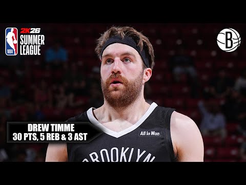 Drew Timme GOES OFF in Summer League 😤 DROPS 30-PIECE vs. Wizards | NBA on ESPN