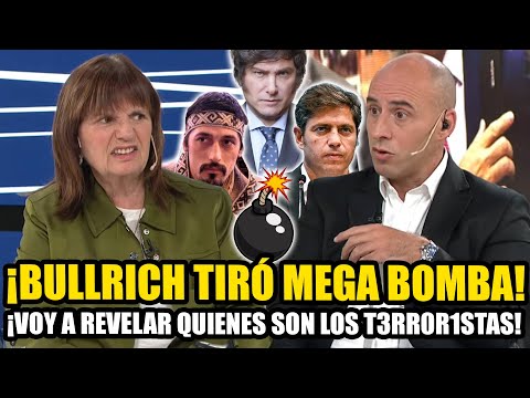 BULLRICH TIRÓ MEGA BOMBA EN LO DEL PELADO TREBUCQ Y DEJÓ A MILEI IMPACTADO