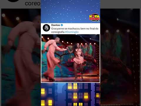 Gracyanne Barbosa se machuca durante apresentação no Dança dos Famosos 2025 e deixa o programa.