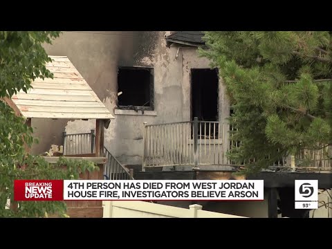 West Jordan house fire that killed four, including two children, was arson, police say