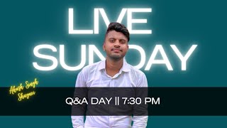 Akash Singh Shayari Live🔴||Q&A Day || #live