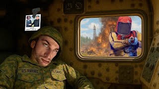 YouTube thumbnail for IssaMeZany's video titled 'roleplaying as a marine on a TRY HARD SERVER'