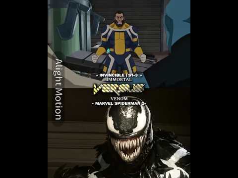 IMMORTAL VS VENOM (INSOMNIAC) #invincible #marvelspiderman2 #insomniacgames