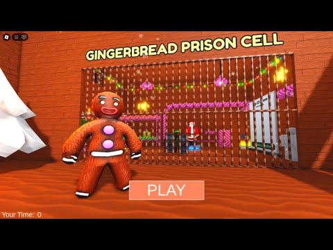 🍪GINGERBREAD'S PRISON RUN! (Obby)🎄🍪 #roblox #obby