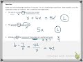 Linear and Non-Linear Expressions