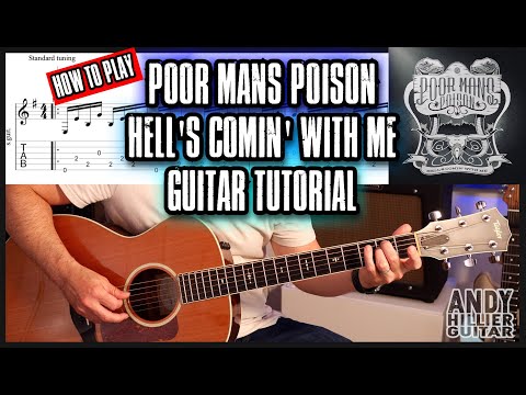 Poor Man's Poison - Hell's Comin' With Me | Guitar Tutorial