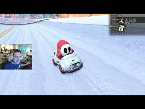 xQc Is Peaking in MARIO KART WORLD