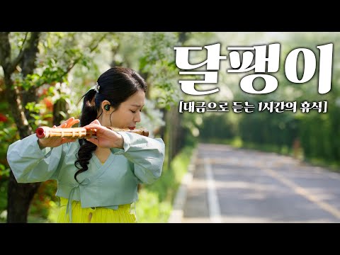 [1시간] 🎵 대금으로 듣는 ‘달팽이’ – 🧠 머리에 여유를 주는 1시간 힐링 타임 🍃
