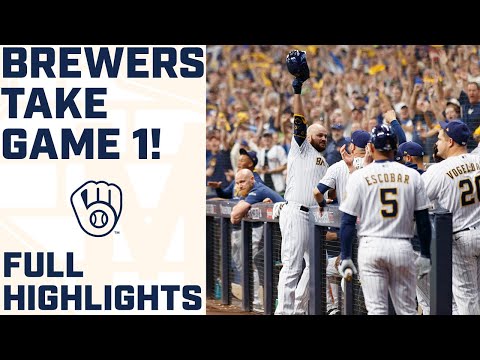 Brewers WIN Game 1! Full NLDS highlights vs. Braves video clip