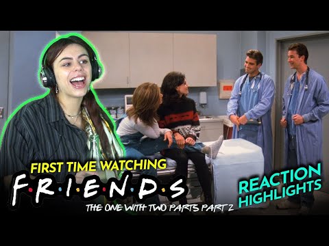 Leia wraps the two-parter FRIENDS 1x17 "The One with Two Parts Part 2" (1994) TV Reaction [Reissue]
