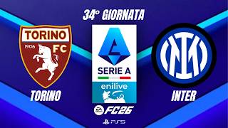 FC 26 | Torino vs Inter | Serie A – Giornata n°34 | PS5