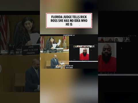 Florida Judge Tells Rick Ross She Has <strong>No</strong> Idea <strong>Who</strong> He Is