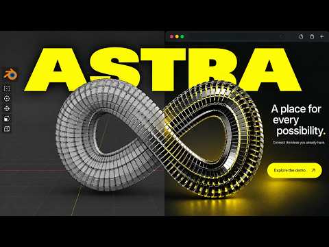 GPT 6 Astra + Blender = INSANE 3D Websites
