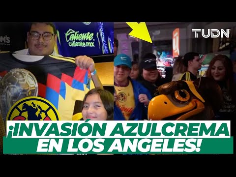 ¡Invadieron Los Angeles! Fans del América se vuelcan con amor por su equipo