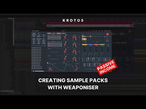 Creating Sample Packs Using Weaponiser - With Alessandro Mastroianni