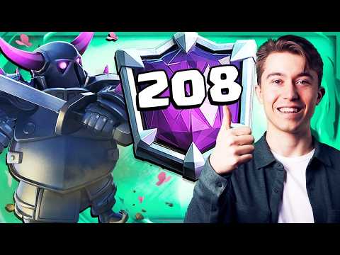 I AM 208 IN THE WORLD! Playing the BEST Deck in Clash Royale 🏆