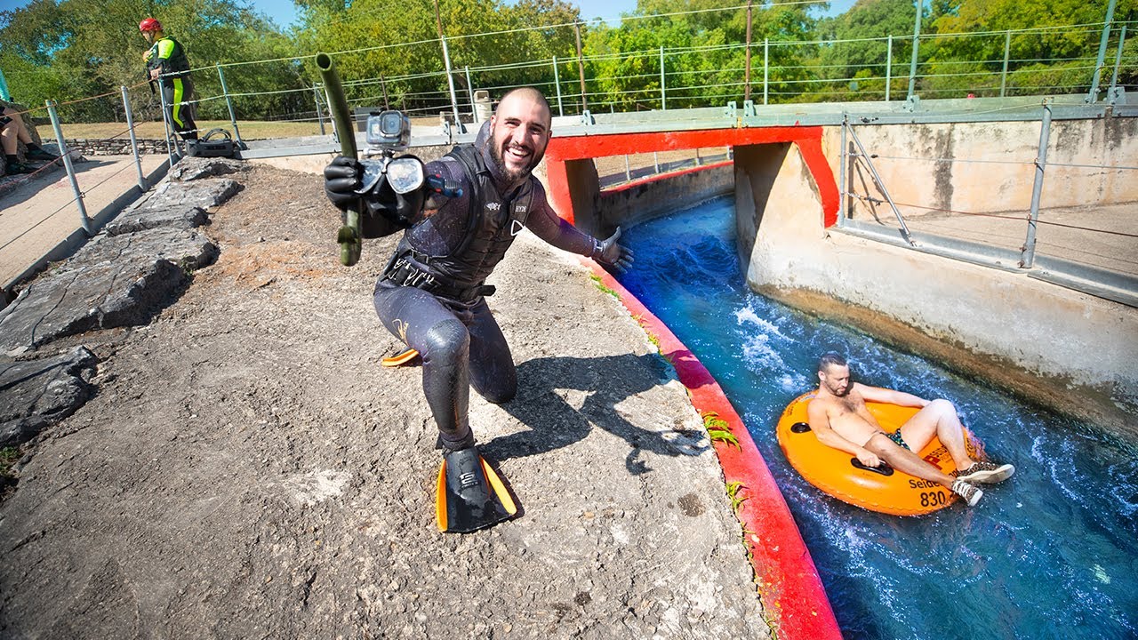 Exploring URBAN Tube Slide For Lost IPHONES! (Water Park)