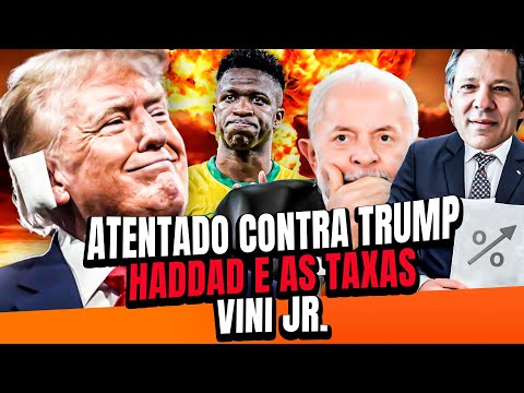 ATENTADO TRUMP | HADDAD E AS TAXA | VINI JR - STAND UP DIOGO PORTUGAL