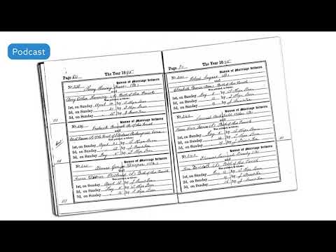 AF-513: Marriage Banns: A Closer Look at Marriage Records #3