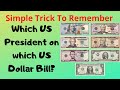 Identifying US Presidents on Dollar Bills