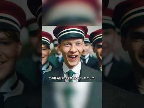 新兵の新しい軍服には他人の名前がついていた.#shorts #japan