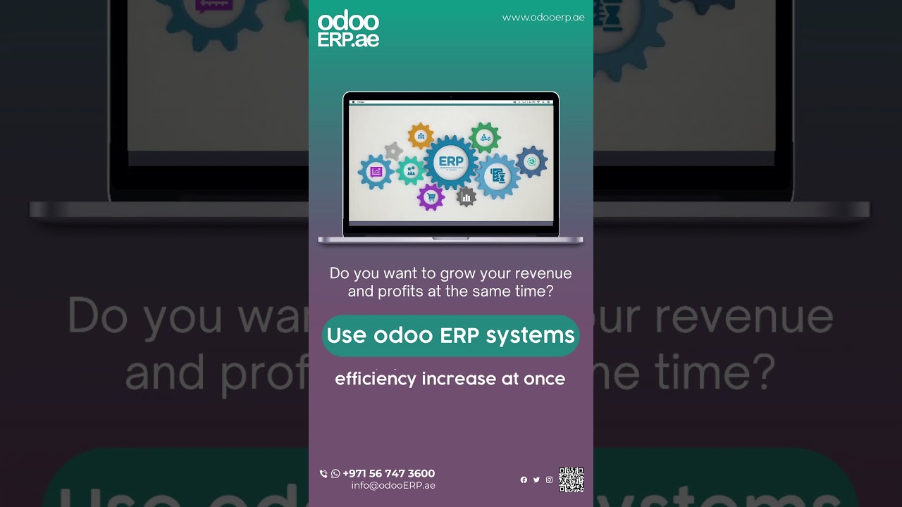 Grow your business with odoo ERP system #odoo #odooERP #erpsystem | 14.04.2023

Odoo ERP is a comprehensive software that can help you manage every aspect of your business. With odoo ERP, you can ...