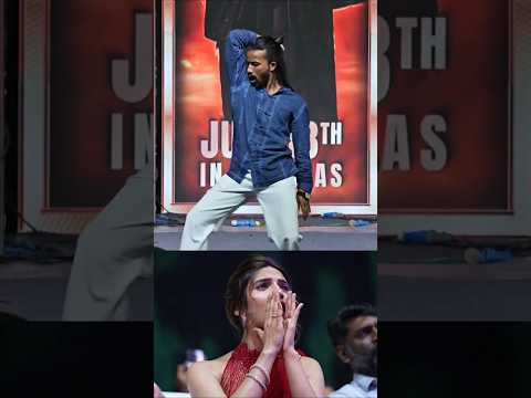 కొరియోగ్రాఫర్ వేసిన డాన్స్ కి శ్రీ లీల రియాక్షన్ చూడండి💃🕺😲 #sreelela #viralvayy #junior #genelia