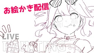 【お絵かき配信】重音テトちゃんコラボカフェのFA描くよ【雑談】
