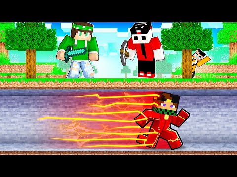 2 CACCIATORI vs 1 MARCY FLASH SPEEDRUNNER - MINECRAFT