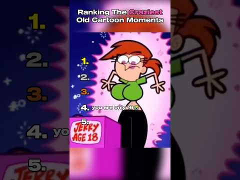 Craziest Cartoon Moments #ranked #funny #tiktok