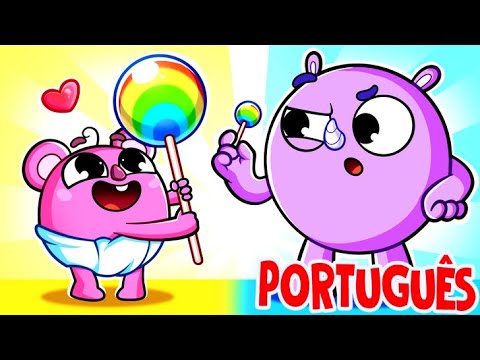 Grande ou Pequeno? ❓Canção dos Opostos | Músicas Divertidas para Crianças 😻🐨🐰🦁 por Baby Zoo