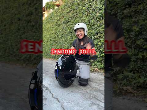 PART 1 - Minimal apa maximal nih?? Sengong doll #unicycle #rodasatu #youtubeshorts #viral
