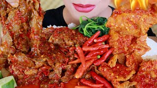 ASMR OSENG MERCON DAGING SLICE | ASMR MUKBANG INDONESIA