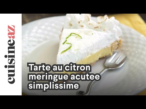 Tarte au citron meringue simplissime