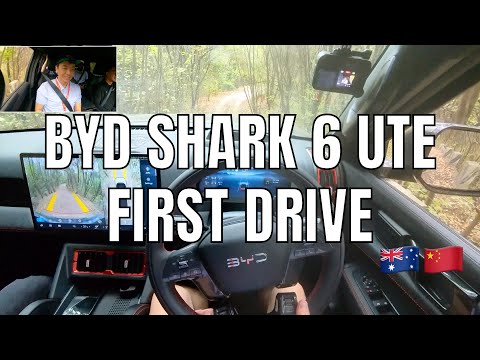 First RHD BYD Shark 6 PHEV Ute Test Drive by Australia Media