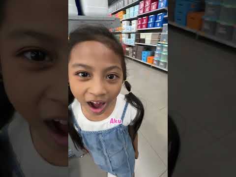 MAKAN DI SUPERMARKET GAK BAYAR!! #shorts #alviandmiracle