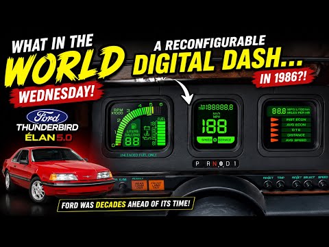What in the World Wednesday: A Reconfigurable Digital Dash… in 1986?! 🤯