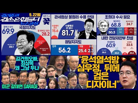 김어준의 겸손은힘들다 뉴스공장 2025년 9월 22일 월요일 [김혜민, 박주민, 이건태, 양부남, 김기표, 홍사훈, 노영희, 김용남, 주진우, 여론조사, 겸손NSC, 동네사람들]