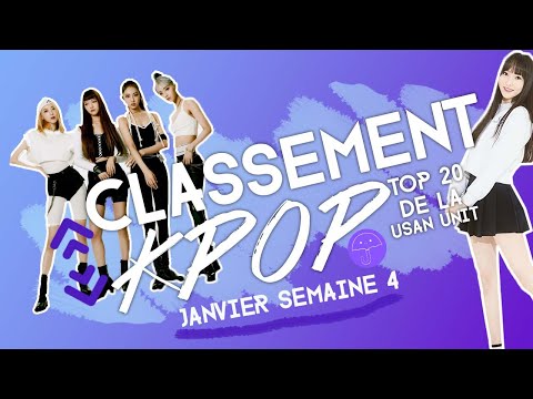 Vidéo TOP 20 CLASSEMENT KPOP  JANVIER 2022 Semaine 4