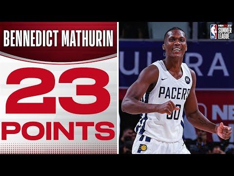6th Pick Bennedict Mathurin Drops 23 PTS In Pacers Summer League Debut!