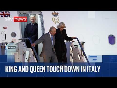 King and Queen arrive in Rome ahead of Pope Leo meeting at Vatican