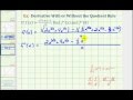 Understanding Derivatives and the Quotient Rule