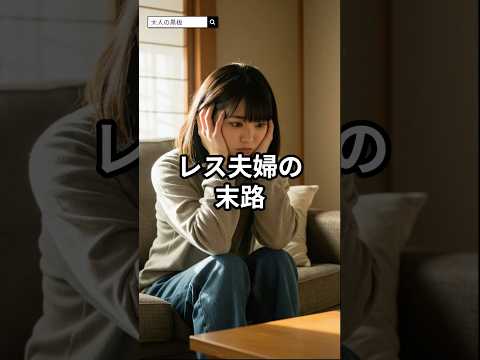 レス夫婦の末路