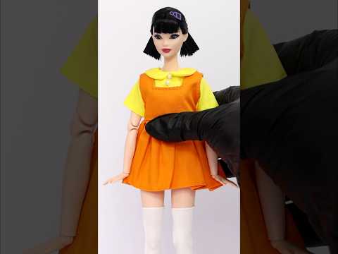 Turning Barbie into Squid Game Doll