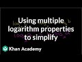 Logarithmic Expressions and Properties