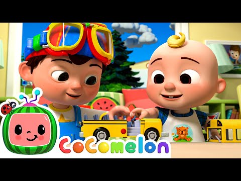 Wheels on the Bus WITH TOYS! | CoComelon | 🚌Wheels on the BUS Songs! | 🚌Nursery Rhymes for Kids